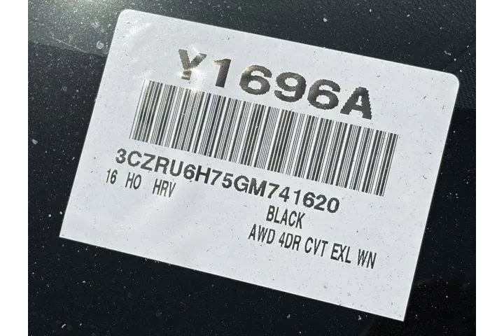 $15991 : Honda HR-V 2016 AWD EX-L 4dr image 4