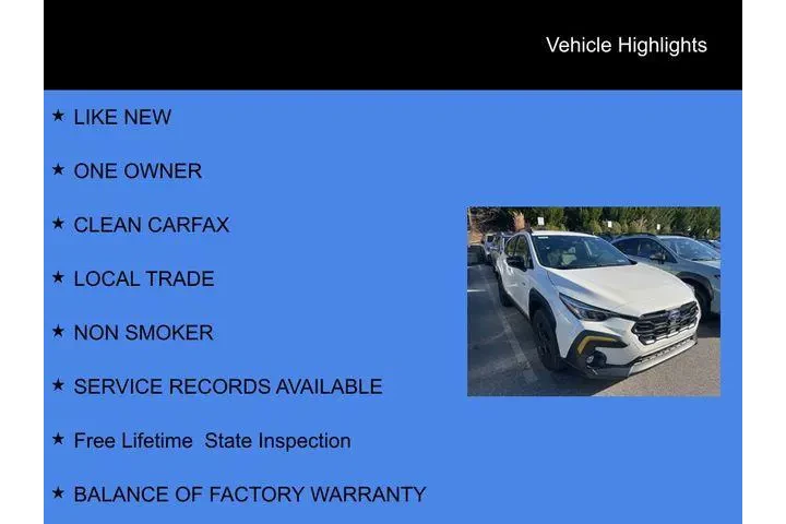 $30000 : Subaru Crosstrek 2025 AWD Sp image 8