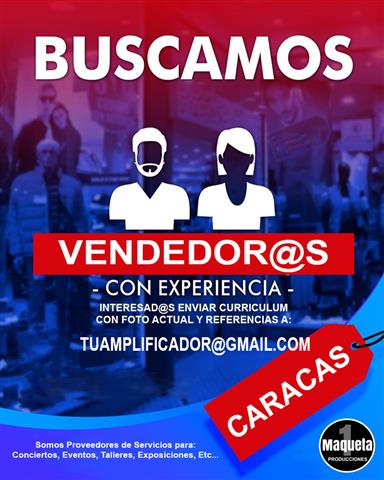 Se Buscan Vendedores AAA image 1