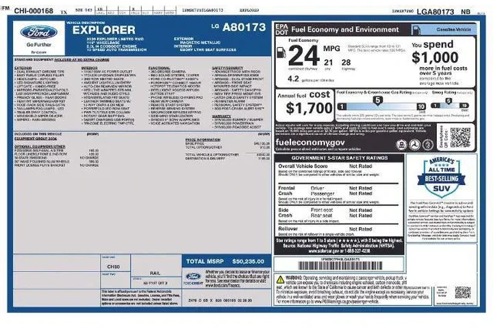 $26842 : Ford Explorer 2020 Limited 4 image 2