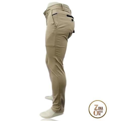 Pantalon Dril Slim Fit Hombre image 3