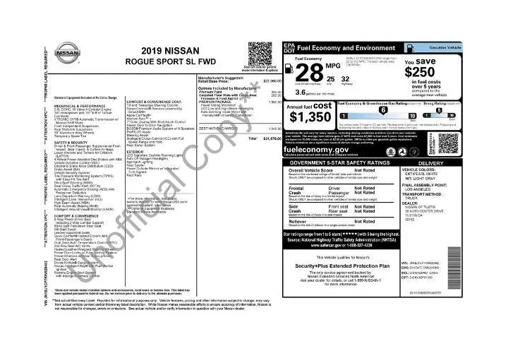 $17397 : Nissan Rogue Sport 2019 S 4d image 3