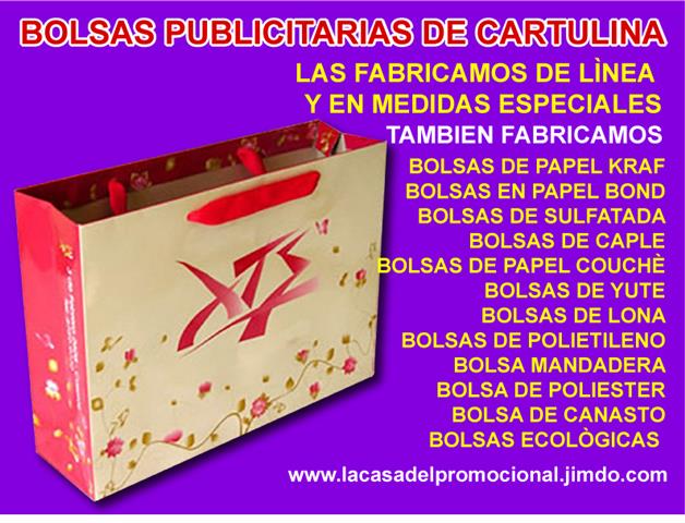 $1 : BOLSAS PROMOCIONALES IMPRESAS image 2