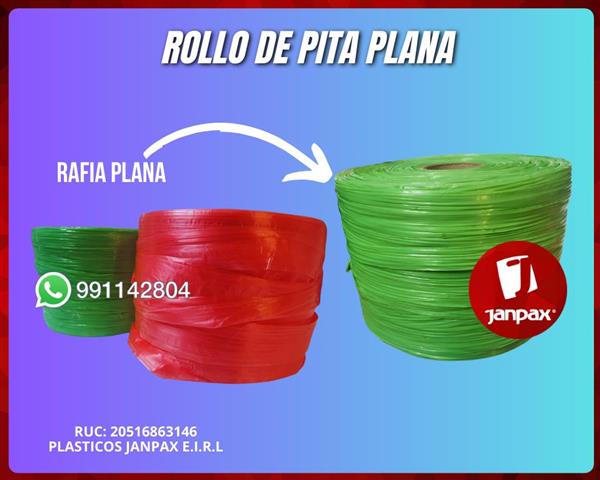 $850 : Pita de rafia plana rollo image 3