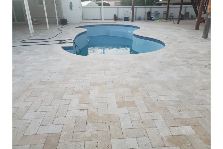 Pavers , pool deck, driveway image 6