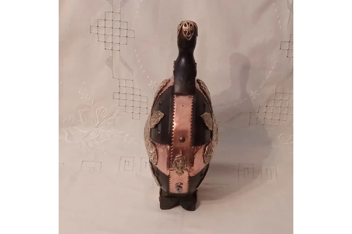 $1000 : ANTIQUE RUSSIAN WOOD CANTEEN image 5