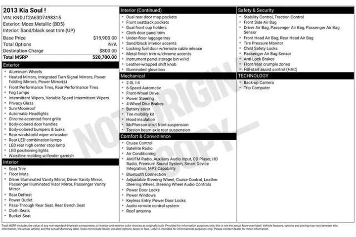 $9110 : Kia Soul 2013 ! 4dr Crossove image 6