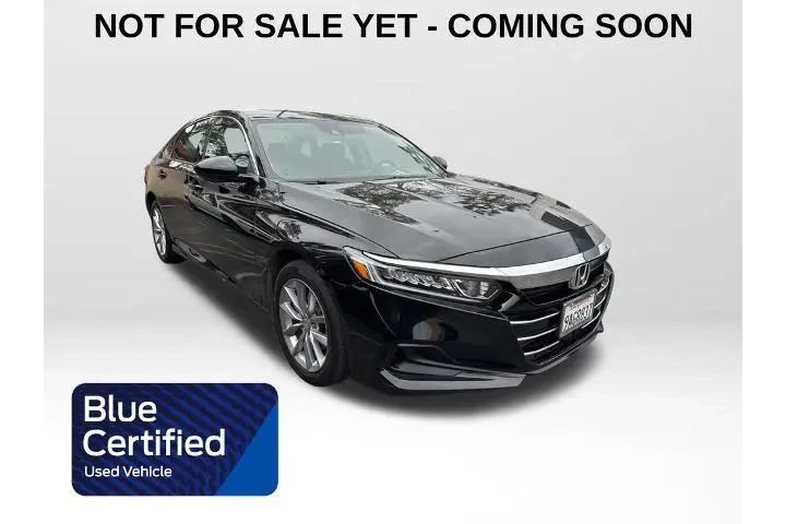 $23821 : Honda Accord 2022 LX 4dr Sed image 1