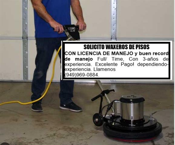 🔴 SOLICITO WAXEROS DE PISOS💲 image 1