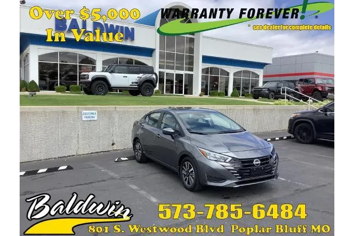 $22950 : Nissan Versa 2025 SV 4dr Sed image 6