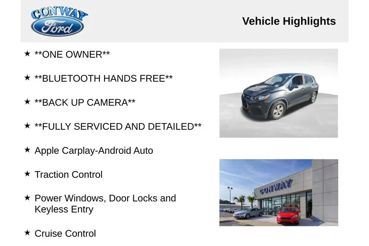 $11498 : Chevrolet Trax 2020 LS 4dr C image 4