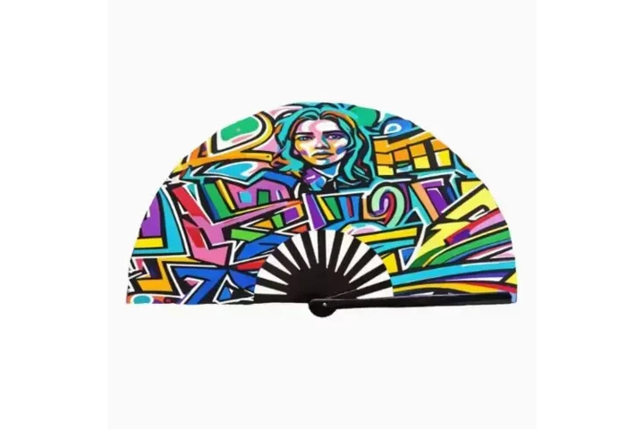 Custom printed hand fans image 1