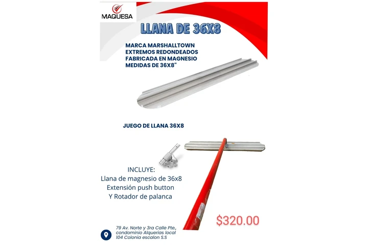 $320 : Llana Toro MARSHALLTOWN 36 Pul image 1