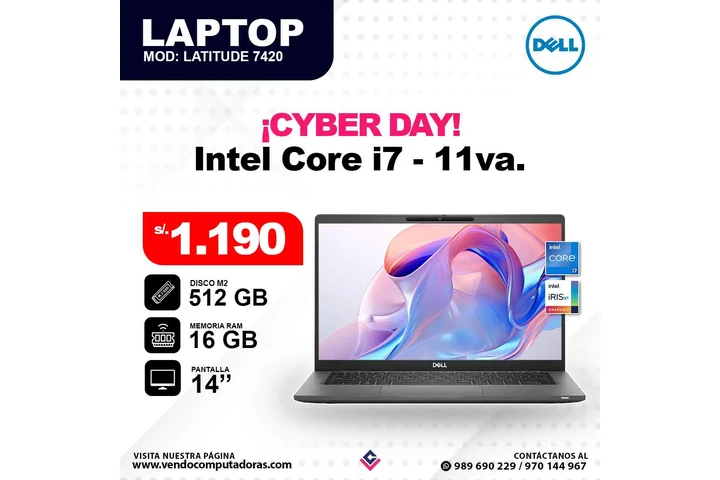 Laptop  Intel Core i7 - 11va. image 2