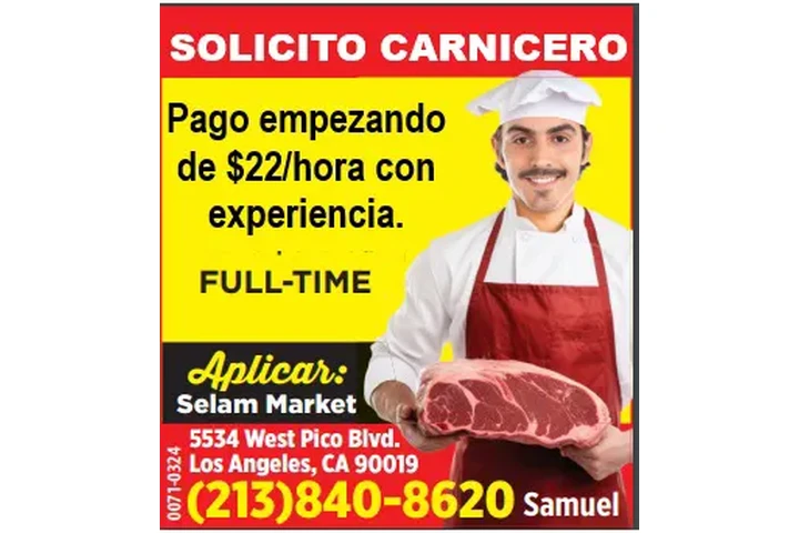 SOLICITO CARNICERO image 1