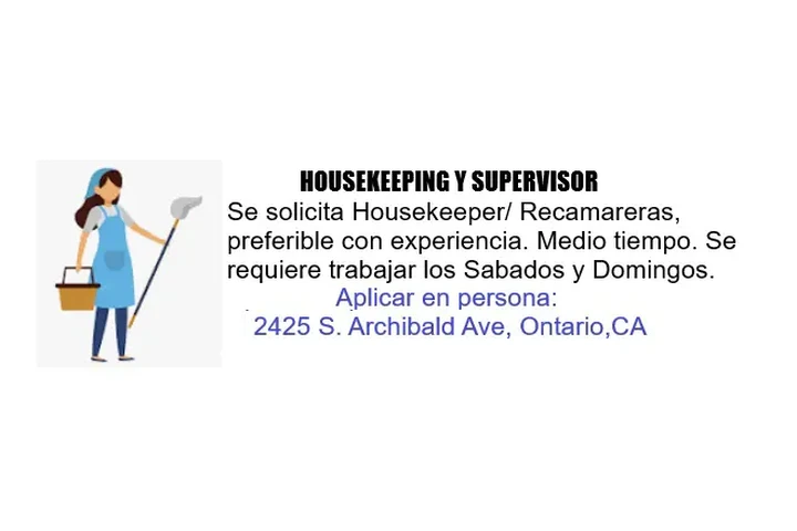 HOUSEKEEPING Y SUPERVISOR📍 image 1