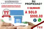 VALUACION INMOBILIARIA en Toluca