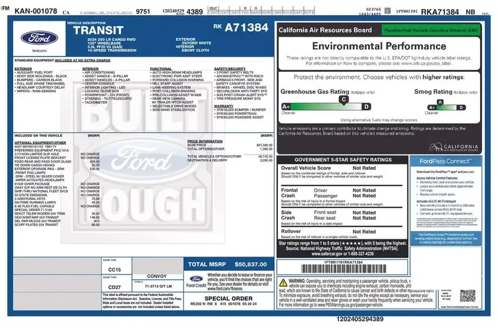 $29999 : Ford Transit 2024 250 3dr SW image 9