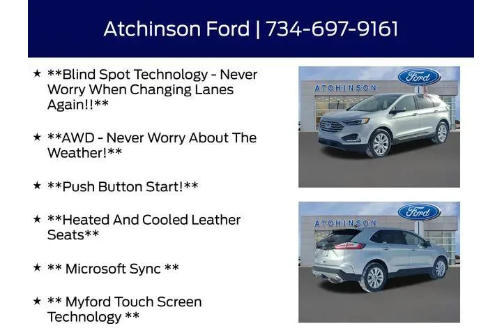 $28000 : Ford Edge 2022 AWD Titanium image 8