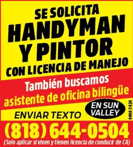 HANDYMAN y PINTOR 📍Sun Valley image 1