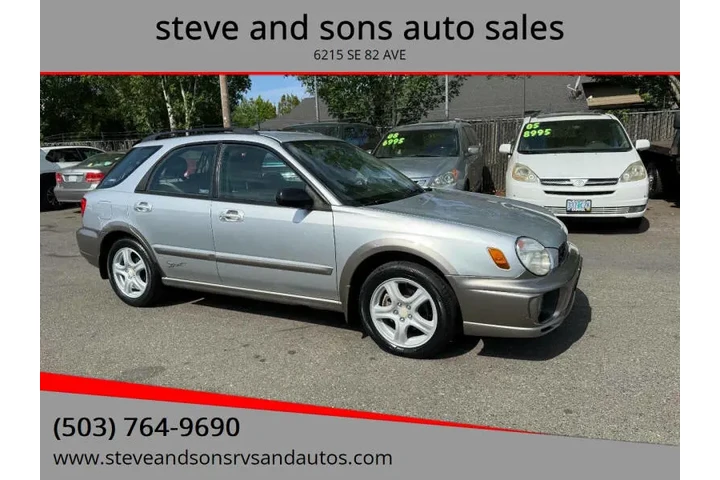 $5988 : 2002 Impreza Outback Sport image 1