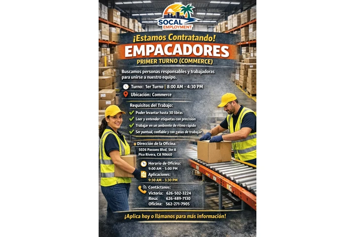 Empacadoras para Commerce 1ro image 1