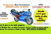 SEGURO PARA MOTOS en Los Angeles