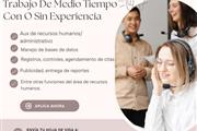 trabajo de medio tiempo en Bogota