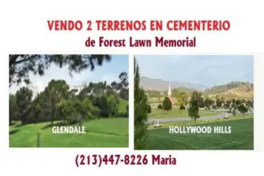 VENDO 2 TERRENOS EN CEMENTERIO en Los Angeles