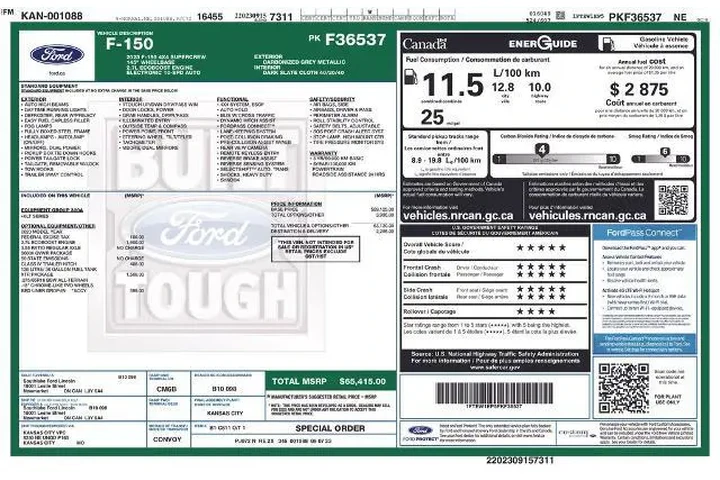 $39985 : Ford F-150 2023 4x4 XL 4dr S image 3