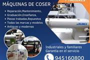 Técnico de máquinas de coser en Lima