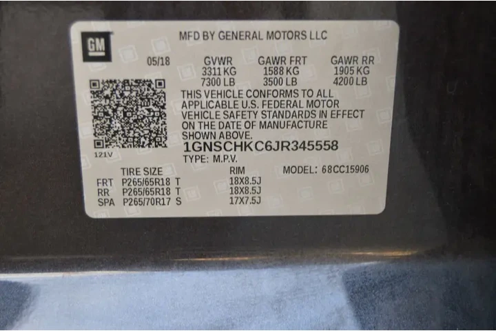 $22995 : Used 2018 Suburban 2WD 4dr 15 image 10