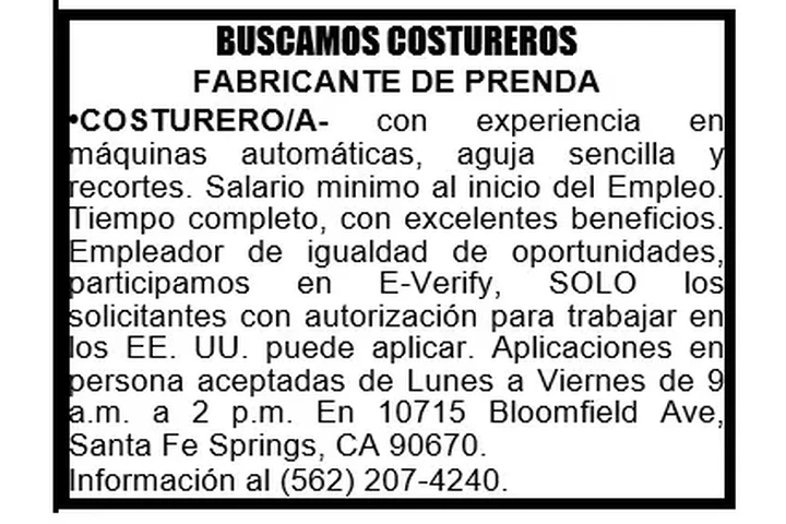 BUSCAMOS COSTUREROS (AS)📍 image 1