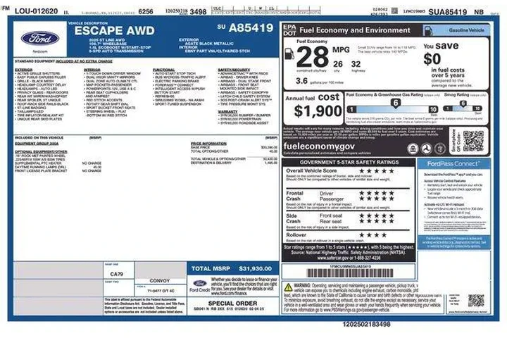 $25995 : Ford Escape 2025 AWD ST-Line image 9