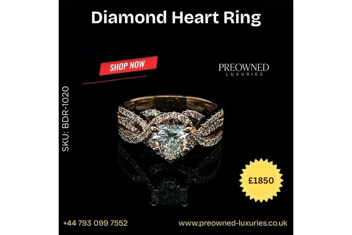 Pre-Owned Diamond Heart Ring image 1