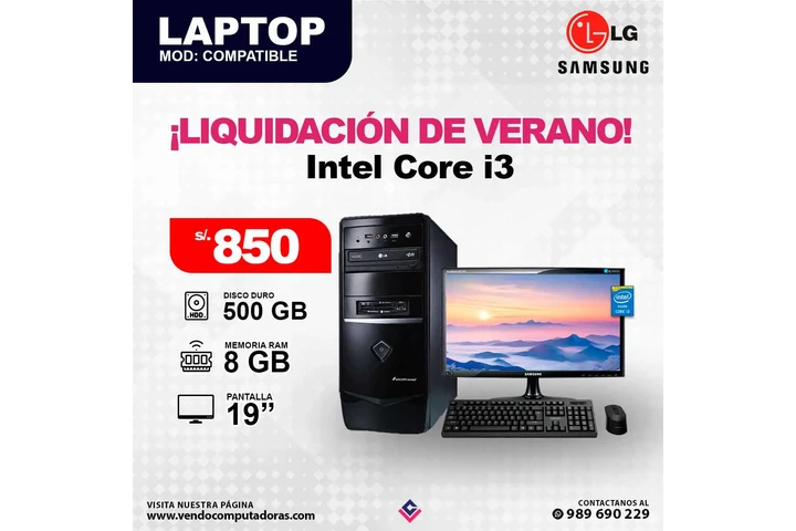Computadora Intel Core i3 image 1