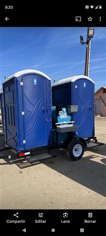 Rent portable toilet and sink image 5