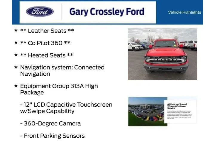 $40000 : Ford Bronco 2023 4x4 Base 4d image 8