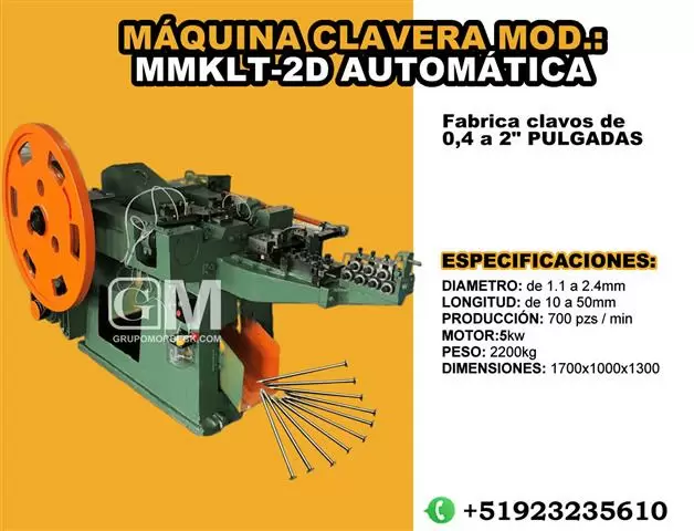 $1 : Máquinas para fabricar clavos image 5