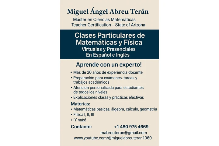 Asesorias de Matematicas image 1