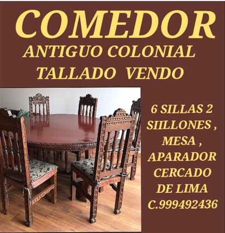 $20000 : Comedor colonial lima PERÚ image 2