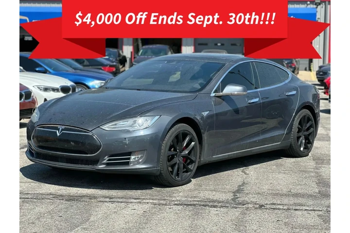 2014 TESLA MODEL S P85D SEDAN image 4