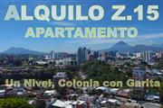Rento Apto Un Nivel Con Garita en Guatemala City