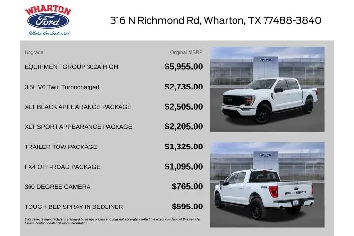 $36441 : Ford F-150 2023 4x4 XLT 4dr image 2