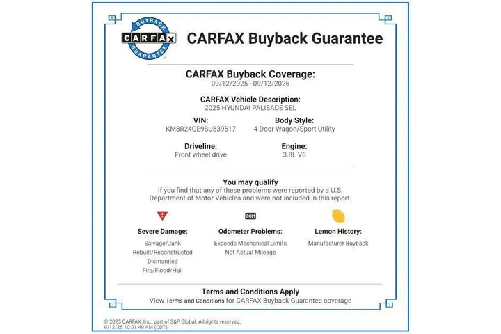 $35577 : Hyundai PALISADE 2025 SEL 4d image 2