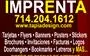 SERVICIOS DE IMPRENTA en Monterey