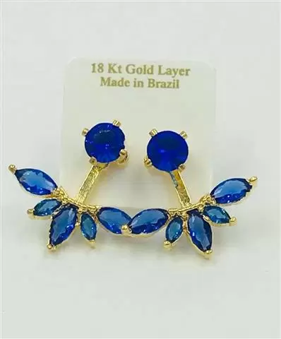 $5 : ARETES DE ORO LAMINADO $5 image 1