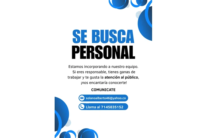 SE SOLICITA VENDEDORES image 1