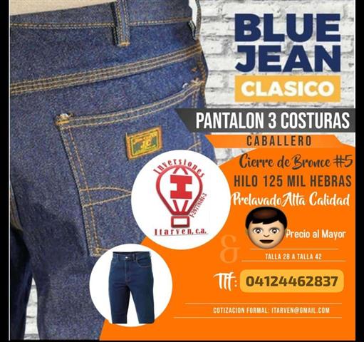 Pantalón jeans 3 costuras image 3