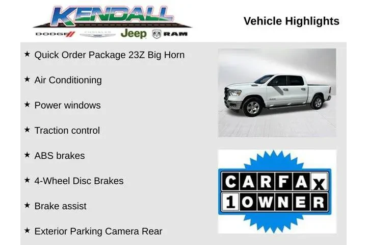 $31499 : Ram 1500 2023 4x2 Big Horn 4 image 3
